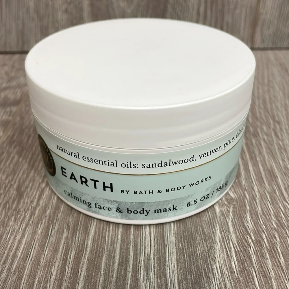 EARTH By Bath & Body Works Aromatherapy Calming Face & Body Mask 6.5 oz